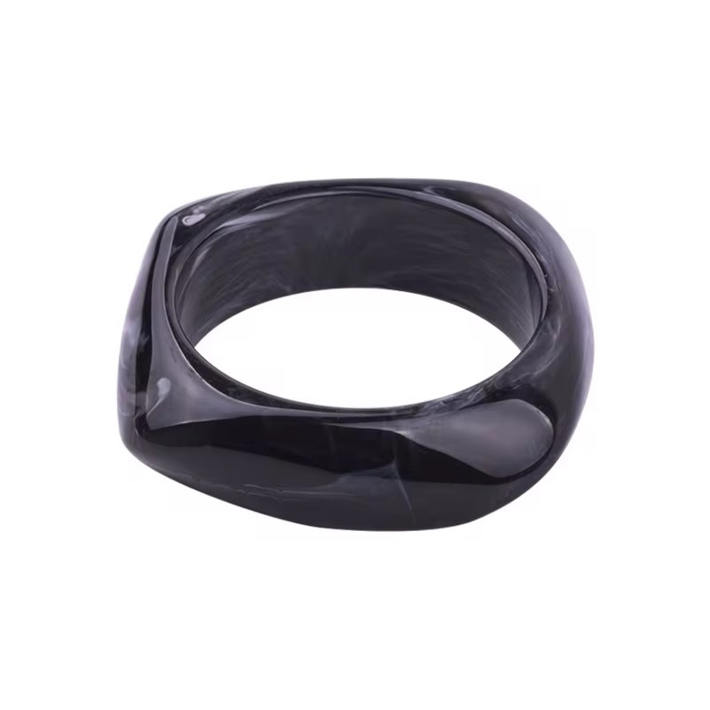 Black Resin Bangle
